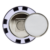 Metal Poker Chip w/Magnetic Ball Marker