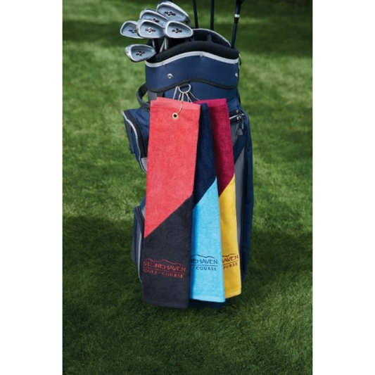 Two-Tone Midweight Golf Towel