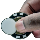 Metal Poker Chip w/Magnetic Ball Marker