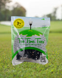 Tee Time Tees The Bubble Golf Tee - Variable Length, Virtually Unbreakable Plastic Golf Tees 3 1/4 Inch - One Size for All Shots - Pack of 25
