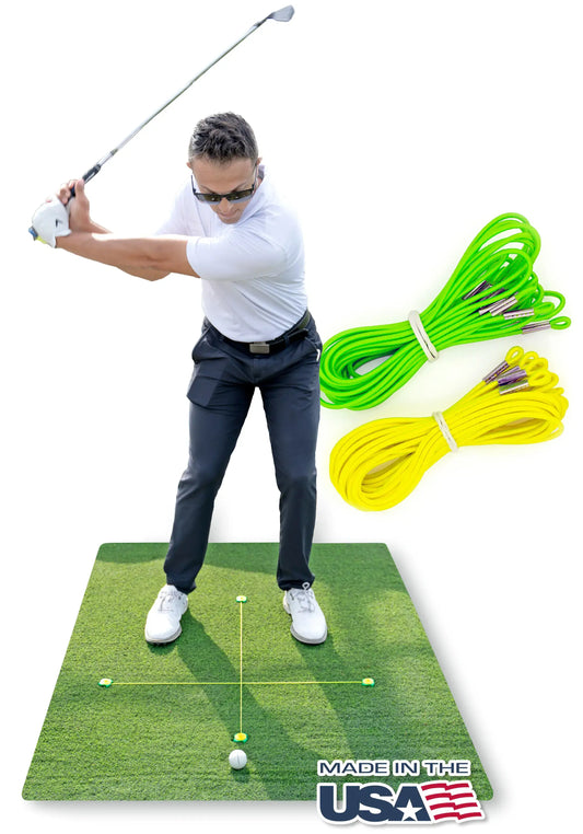 Mixed Pack of Green/Yellow Elastic Lanyards For Tee Claws