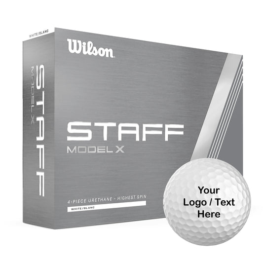 Wilson Staff Model X Custom Logo Golf Balls (12 Ball Pack)