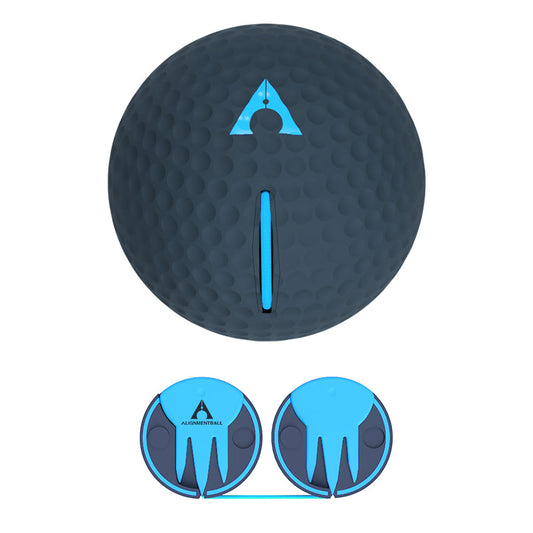The Alignment Ball - Golf Training Aid for Setup & Alignment - Alternative to Sticks/Rods