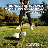 SHOCK'D Golf Balls - The World's Loudest Golf Ball Incognito - 3 Ball Pack (Formely Mach One Golf Balls)