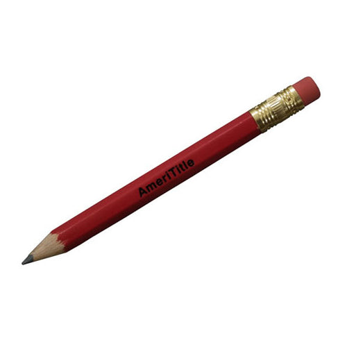 Personalized Hex Golf Pencils With Eraser