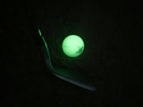 Sundown Golf Glow in the Dark Golf Balls - 6 Pack with 2 UV Flashlights, Plays Like A Standard Ball