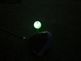 Sundown Golf Glow in the Dark Golf Balls - 6 Pack with 2 UV Flashlights, Plays Like A Standard Ball