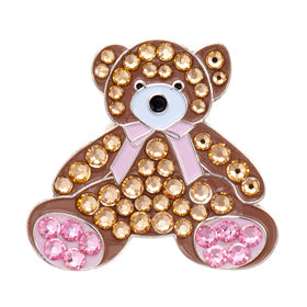 Bonjoc Crystal Golf Ball Marker & Magnetic Hat Clip - Seema Sparkle Collection - Golf Tees Etc