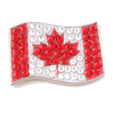 Bonjoc Crystal Golf Ball Marker & Magnetic Hat Clip - Flag Collection - Golf Tees Etc