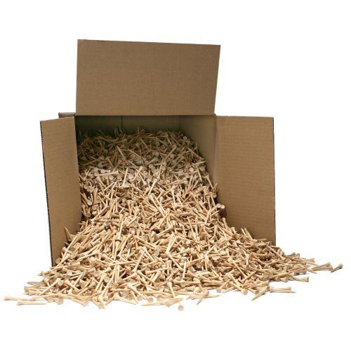 5,000 Bulk 3 1/4" Wooden Golf Tees - Golf Tees Etc