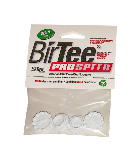 Birtee PRO SPEED Individual Tee Packs - Size #1 - 4 Tees Per Pack
