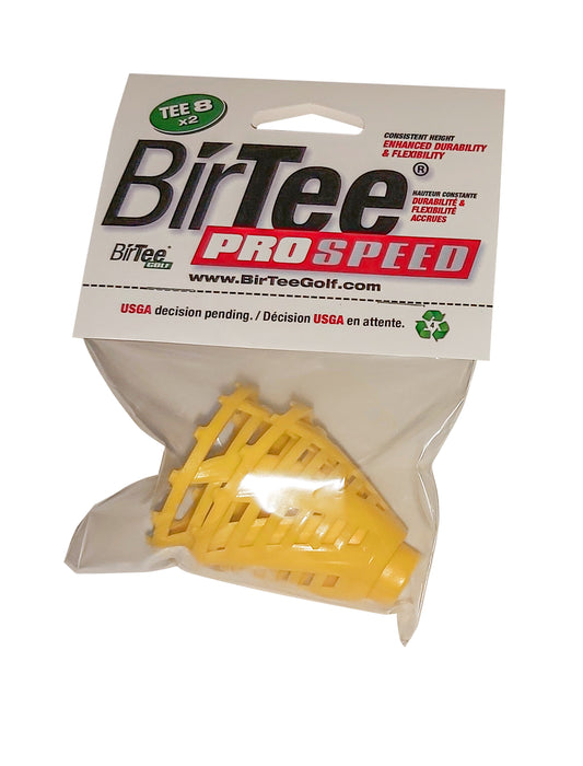 Birtee PRO SPEED Individual Tee Packs - Size #8 - 2 Tees Per Pack