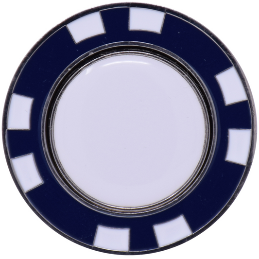 Metal Poker Chip w/Magnetic Ball Marker