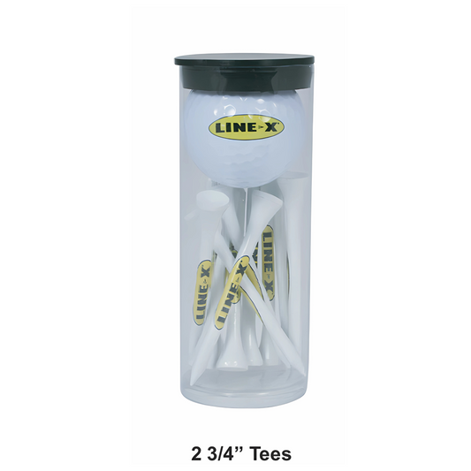 1 Ball Tube With Tees Custom Golf Pack