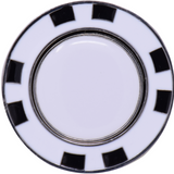 Metal Poker Chip w/Magnetic Ball Marker