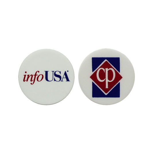 Custom Personalized Plastic Golf Ball Markers