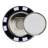 Metal Poker Chip w/Magnetic Ball Marker