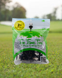 Tee Time Tees 'X' Style Golf Tee - Easy Grip Virtually Unbreakable Plastic Golf Tees 3 1/4 Inch Featuring Larger Cup Size for Added Stability - Pack of 25