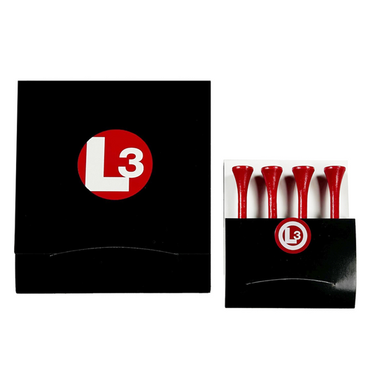 Custom Full Bleed Golf Tee Matchbook- 4 x 2 3/4" Tees & 1 Ball Marker