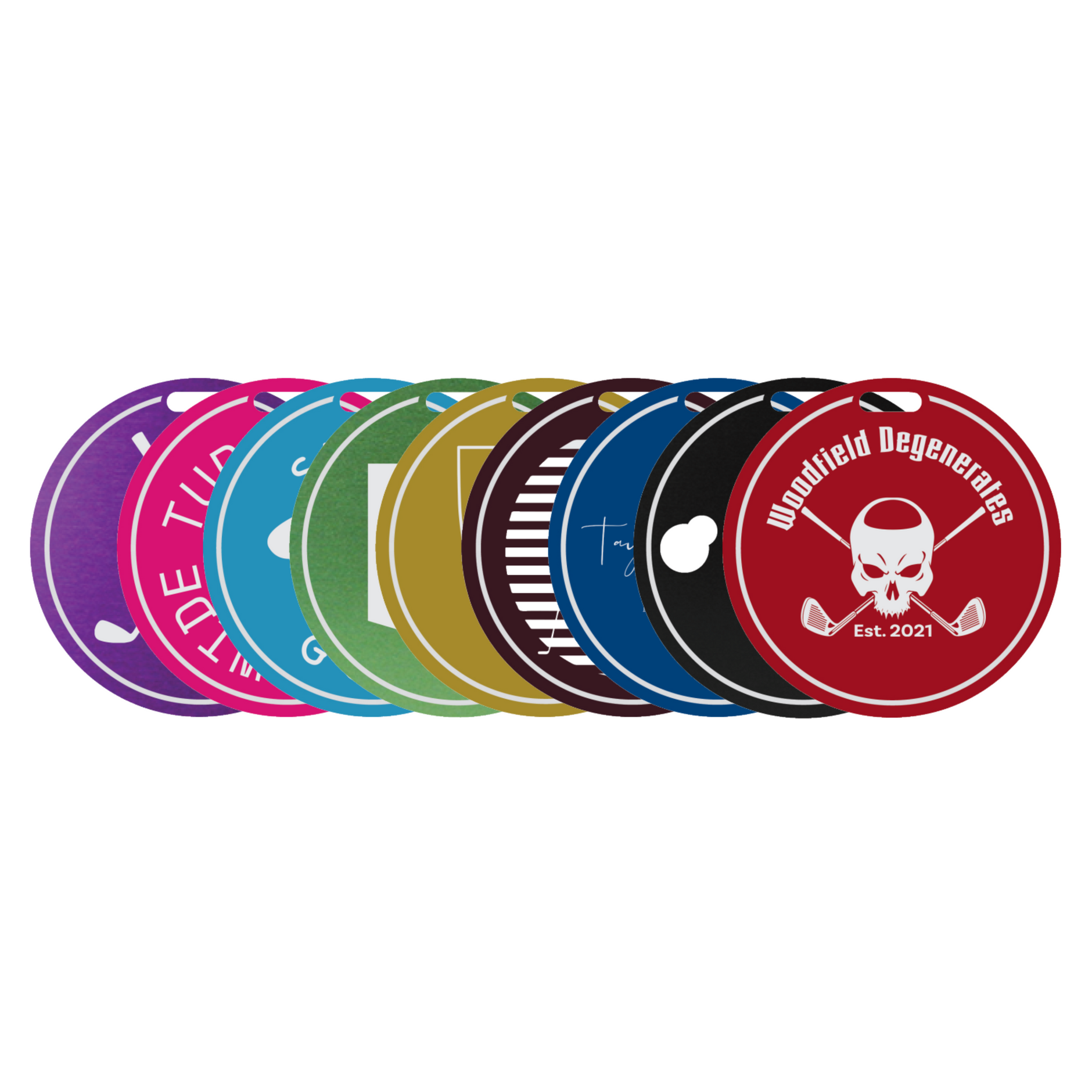 Personalized Golf Bag Tags – Golf Tees Etc