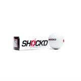 SHOCK'D Golf Balls - The World's Loudest Golf Ball Incognito - 3 Ball Pack (Formely Mach One Golf Balls)