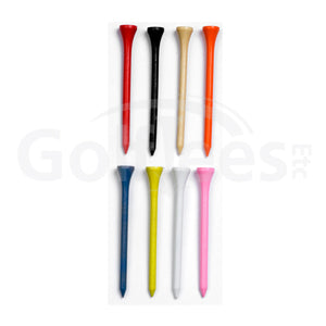 3 1/4'' Wooden Golf Tees - Assorted Colors - Golf Tees Etc