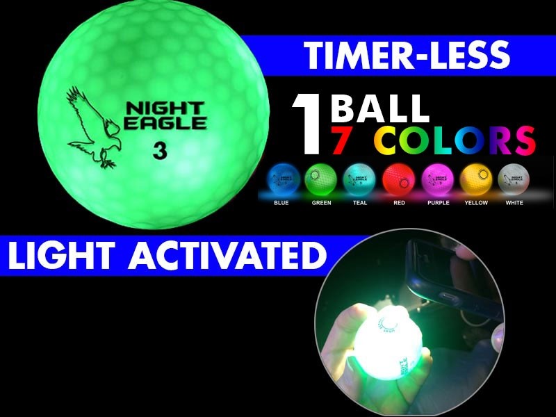 Activate 2 targets with golf balls. Торшер man carries Light Six balls