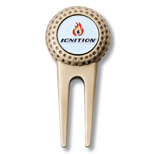 Custom Personalized Divot Tool & Magnetic Ball Marker (Min 100) - Golf Tees Etc