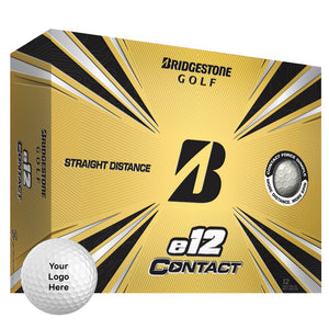 Bridgestone e12 Contact Custom Logo Golf Balls (12 Ball Pack)