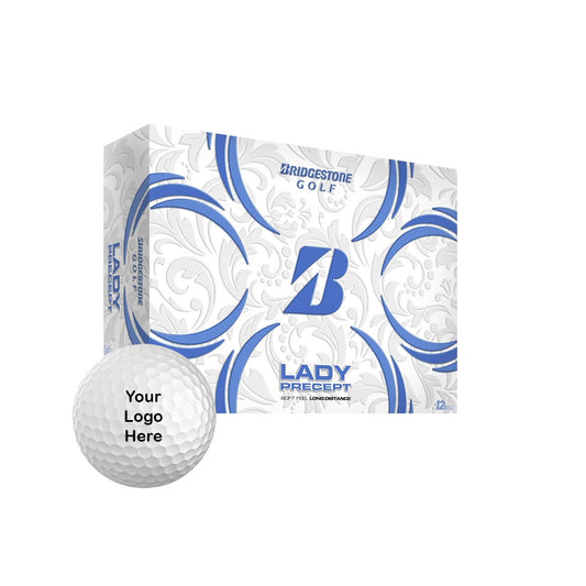 Bridgestone Lady Precept Custom Logo Golf Balls (12 Ball Pack)