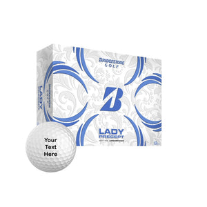 Bridgestone Lady Precept Custom Personalized Golf Balls (12 Ball Pack)
