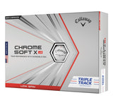 Callaway Chrome Soft X Triple Track LS Custom Logo Golf Balls (12 Ball Pack)