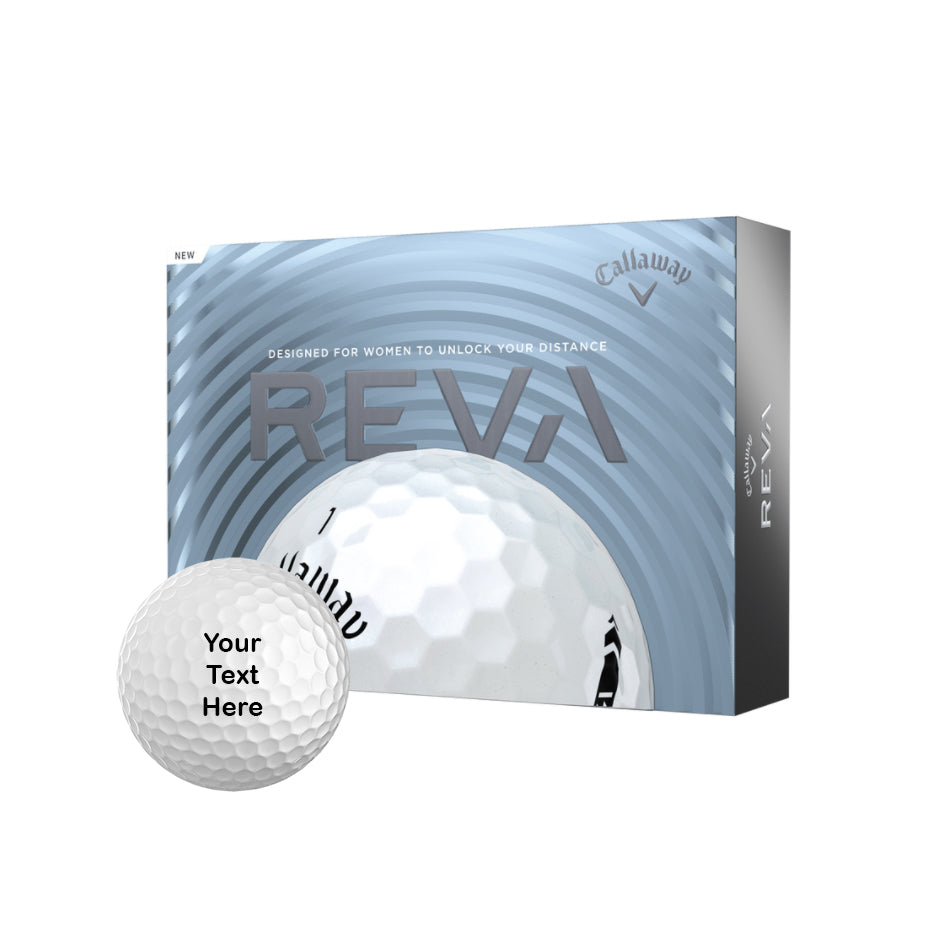 Callaway REVA Ladies Custom Personalized Golf Balls (12 Ball Pack