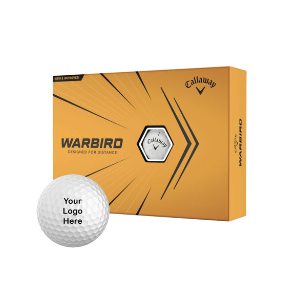 Callaway Warbird Custom Logo Golf Balls (12 Ball Pack)