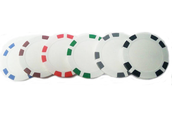 Custom Logo Poker Chip Golf Ball Markers (min 100) - Golf Tees Etc