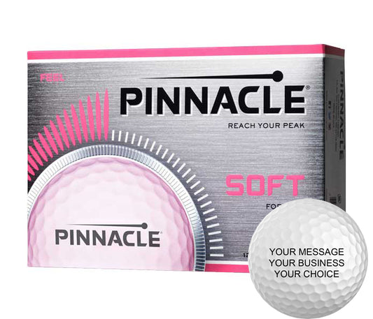 Pinnacle Soft Custom Personalized Golf Balls (15 Ball Pack)