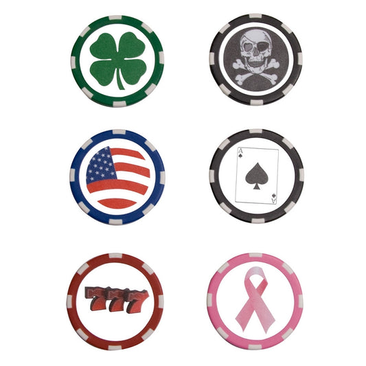 Poker Chip Golf Ball Markers