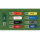 Custom Personalized Rubber Coated Bent Divot Repair Tools - Golf Tees Etc