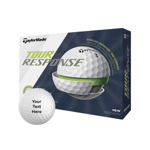 Taylormade Tour Response Custom Personalized Golf Balls (12 Ball Pack)