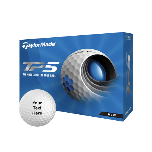 Taylormade TP5 Custom Personalized Golf Balls (12 Ball Pack)