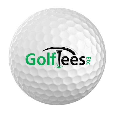 White Custom Logo Golf Balls (1 Dozen)